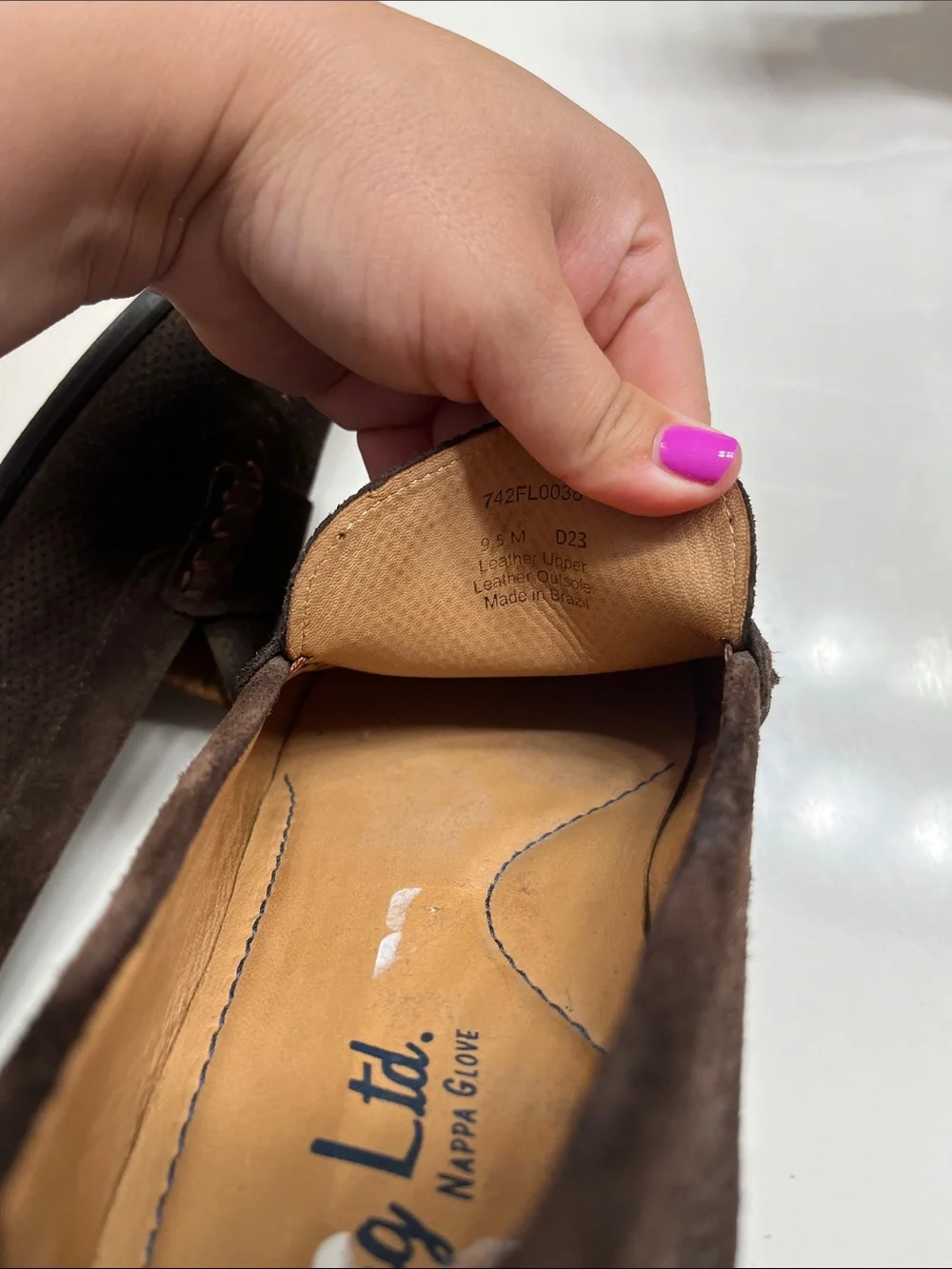 Flag Ltd leather loafers